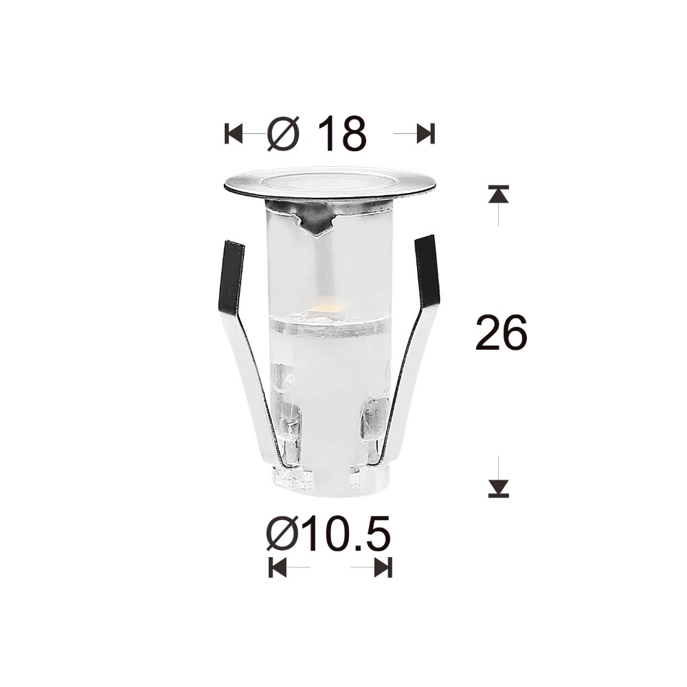 Outdoor Lighting Under Deck - 10PCS LED Mini Deck Light IP67โคมไฟ