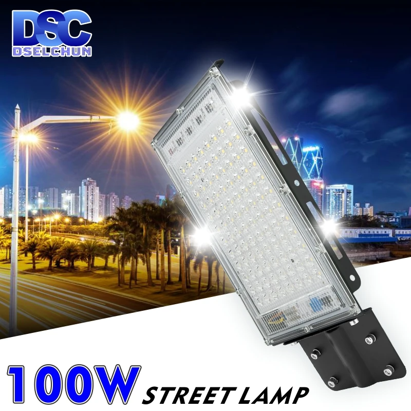 Xl Outdoor Lighting - 100W LED Street Light AC 220V-240V