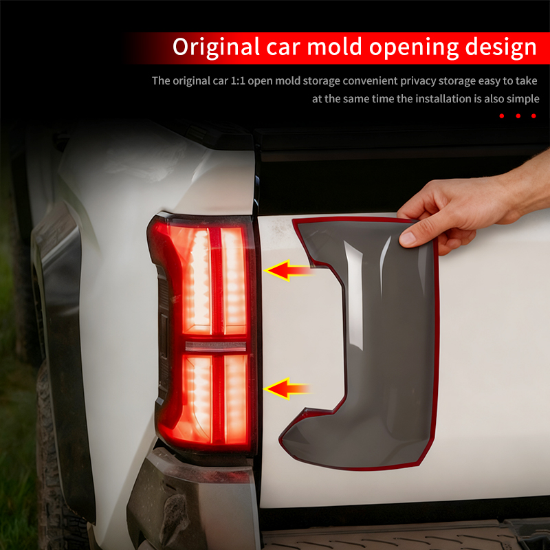 Outdoor Lighting Manufacturers - ไฟท้ายรถยนต์โตโยต้า ทาโคมา ปี 2024-2026 ชุดแต่งสีดำ อะไหล่ตกแต่งภายนอก