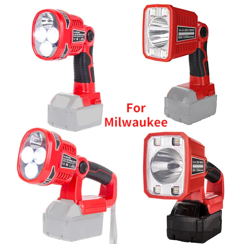 Outdoor Lighting Milwaukee - โคมไฟ LED แบบพกพาทํางานสําหรับ Milwaukee M และ