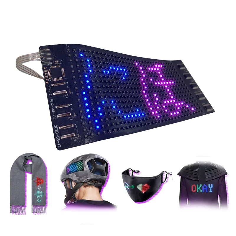 Post Cap Light - ป้ายไฟ LED RGB แบบยืดหยุ่น โปรแกรมได้ผ่านบลูทูธ ขนาด