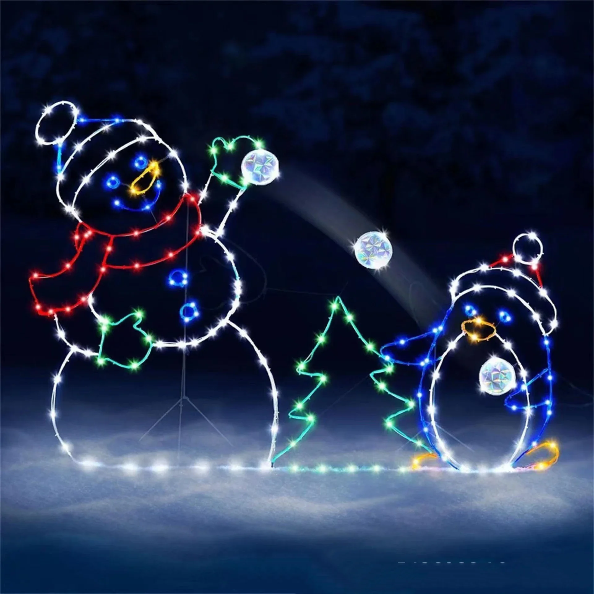 ไฟประดับลูกโลกหิมะเคลื่อนไหว L - Outdoor Lighting Manufacturers บทวิจารณ์และราคา