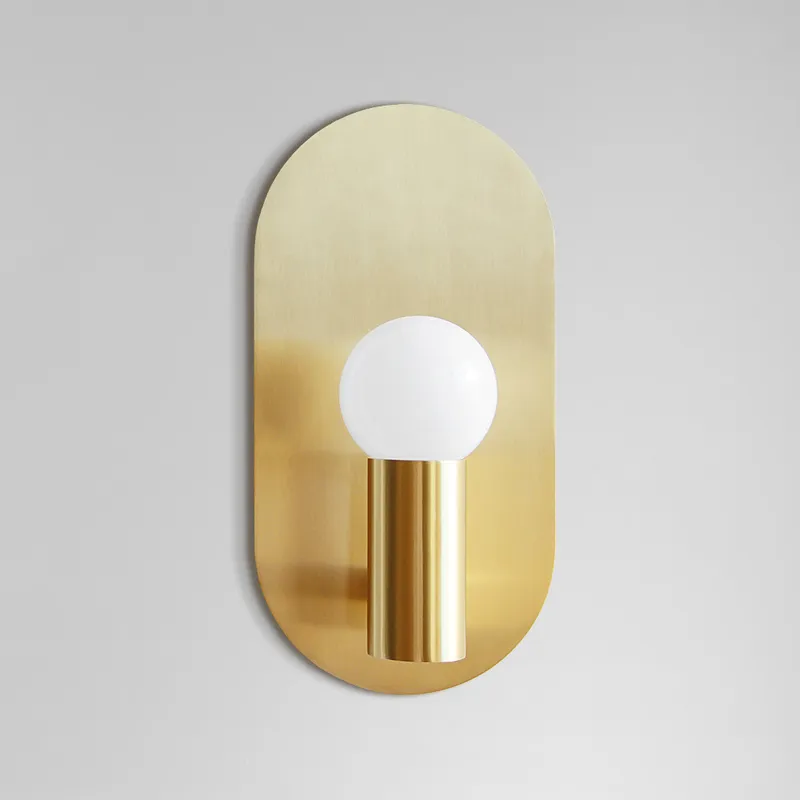 โคมไฟติดผนังข้างเตียงสไตล์นอร์ - Outdoor Lighting Brass บทวิจารณ์และราคา