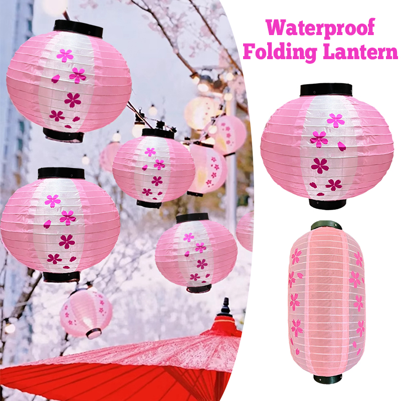 โคมไฟกันน้ำลายดอกซากุระสีชมพูส - Outdoor Lighting Japanese บทวิจารณ์และราคา