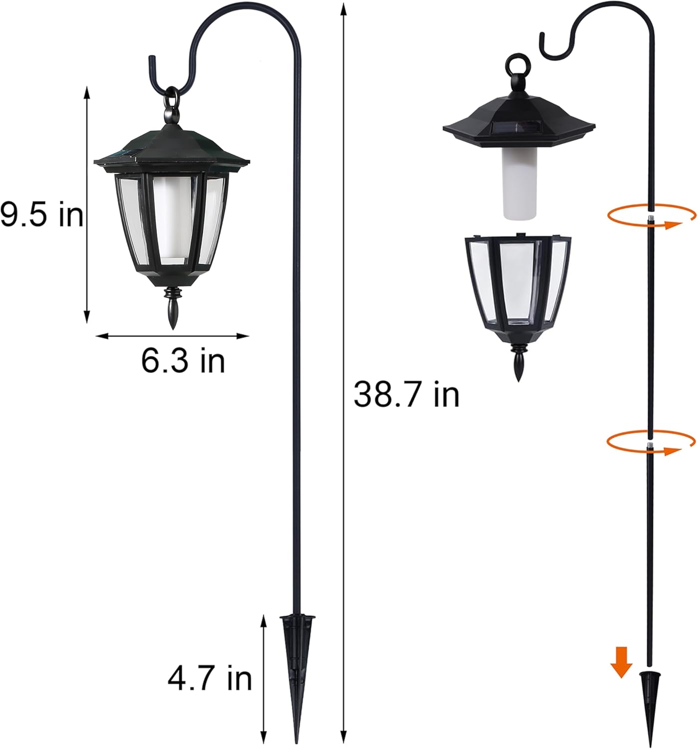ไฟประดับเสาแก้วเป่ามือ 10 นิ้ว - Post Cap Light บทวิจารณ์และราคา
