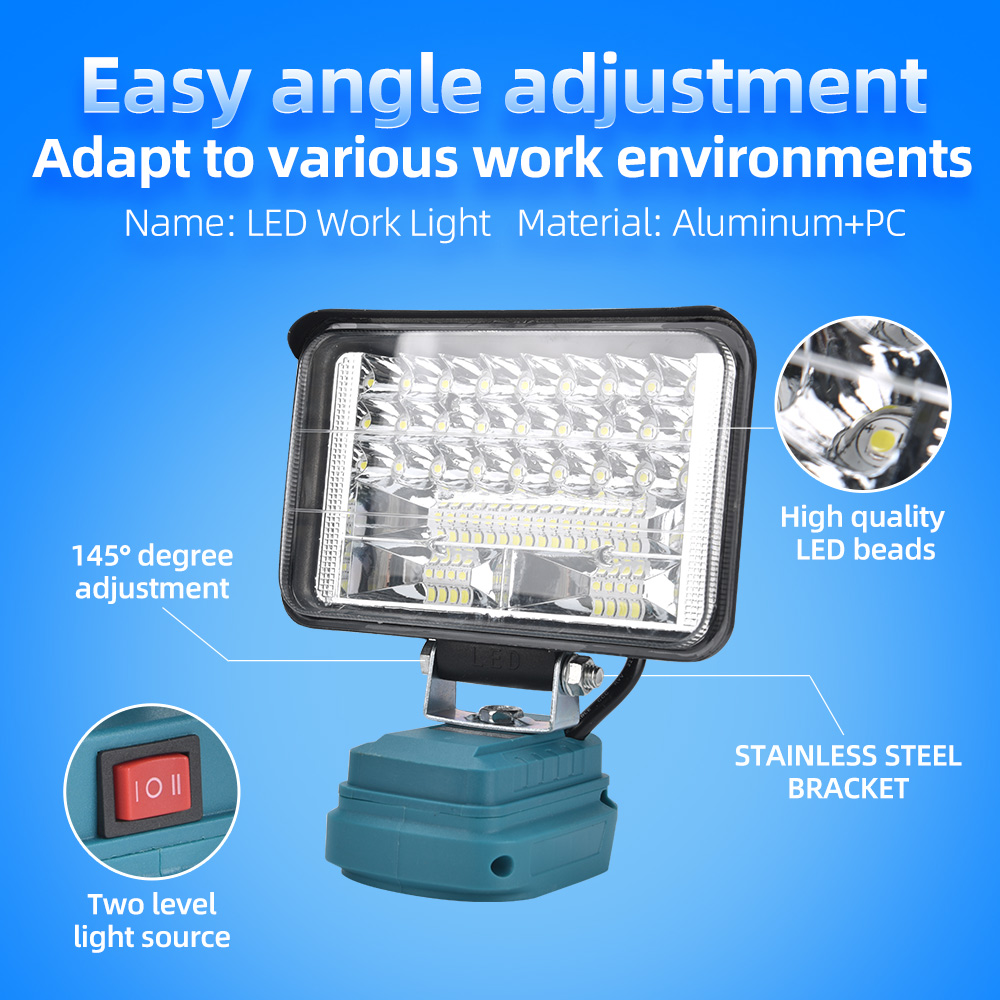 โคมไฟ LED 18V สำหรับ Makita, D - Outdoor Lighting Milwaukee บทวิจารณ์และราคา
