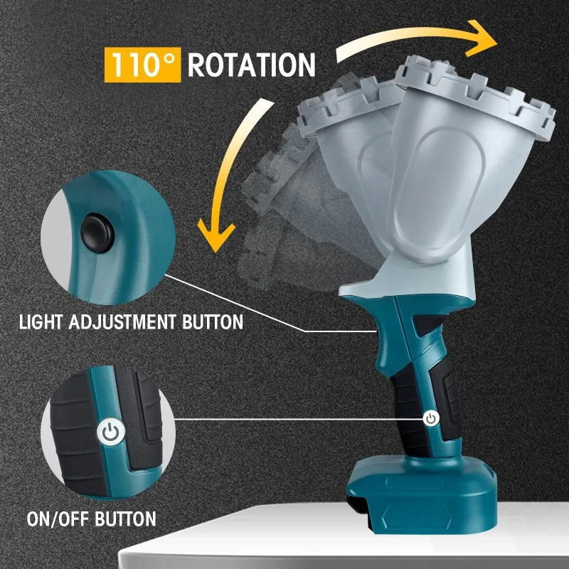ไฟ LED แบบพกพาไฟฉายสปอตไลท์สำห - Outdoor Lighting Milwaukee บทวิจารณ์และราคา