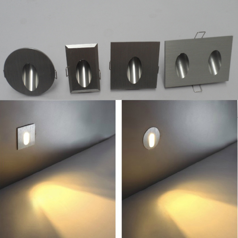 อลูมิเนียมโมเดิร์นไฟ LED บันได - Wired Pathway Light บทวิจารณ์และราคา