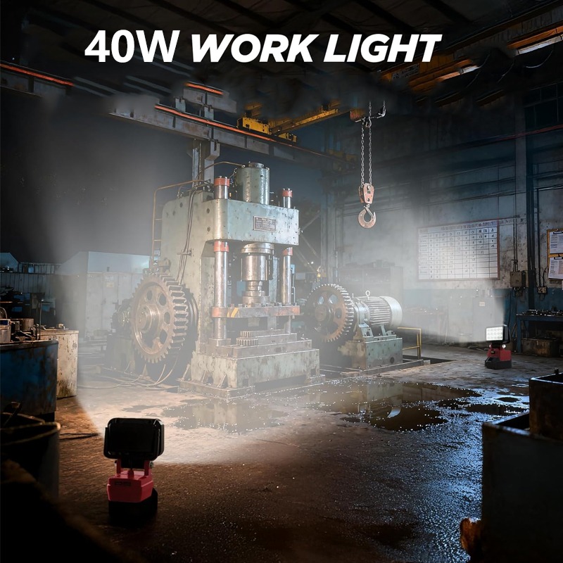 ไฟฉาย LED 6000 ลูเมน สำหรับแบต - Outdoor Lighting Milwaukee บทวิจารณ์และราคา