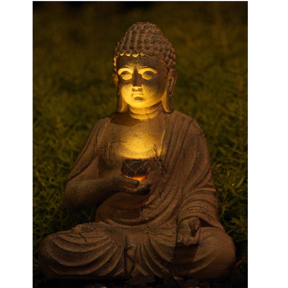 เรซิ่นพลังงานแสงอาทิตย์พระพุทธ - Outdoor Lighting Japanese บทวิจารณ์และราคา