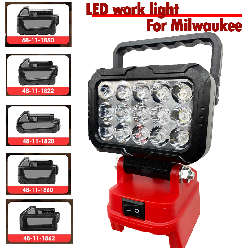 ไฟ LED สำหรับแบตเตอรี่ Milwauk - Outdoor Lighting Milwaukee บทวิจารณ์และราคา