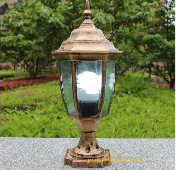 โคมไฟเสาเหล็กโบราณ TechHPAntiq - Outdoor Lighting Brass บทวิจารณ์และราคา