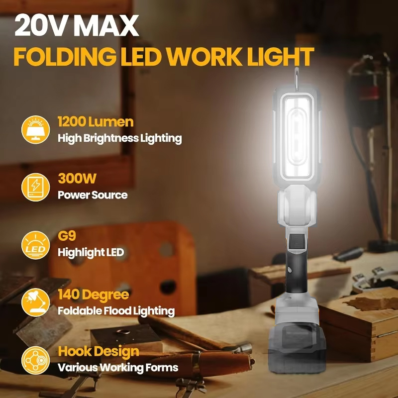 ไฟทำงาน LED ไร้สาย 1200lm สำหร - Outdoor Lighting Milwaukee บทวิจารณ์และราคา