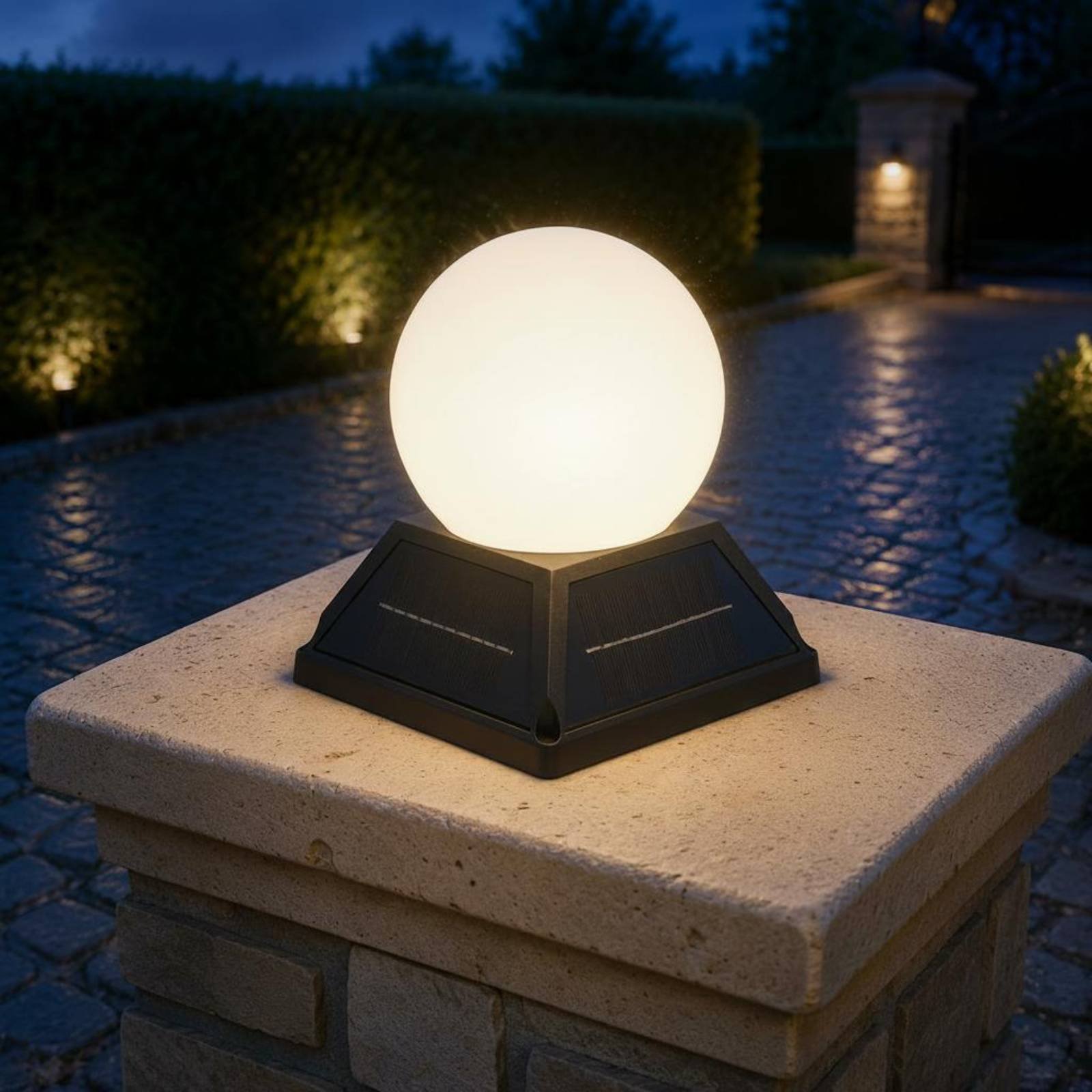 ไฟหัวเสาโซลาร์เซลล์ พร้อมรีโมท - Post Cap Light บทวิจารณ์และราคา