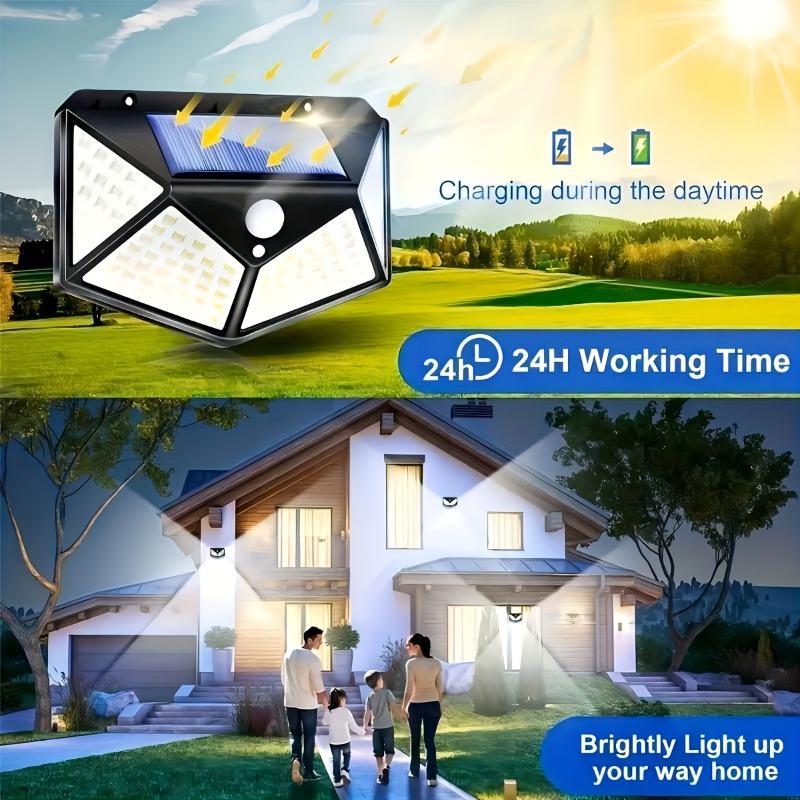 1~8 ชิ้น ไฟโซลาร์เซลล์ 100LED  - Xl Outdoor Lighting บทวิจารณ์และราคา
