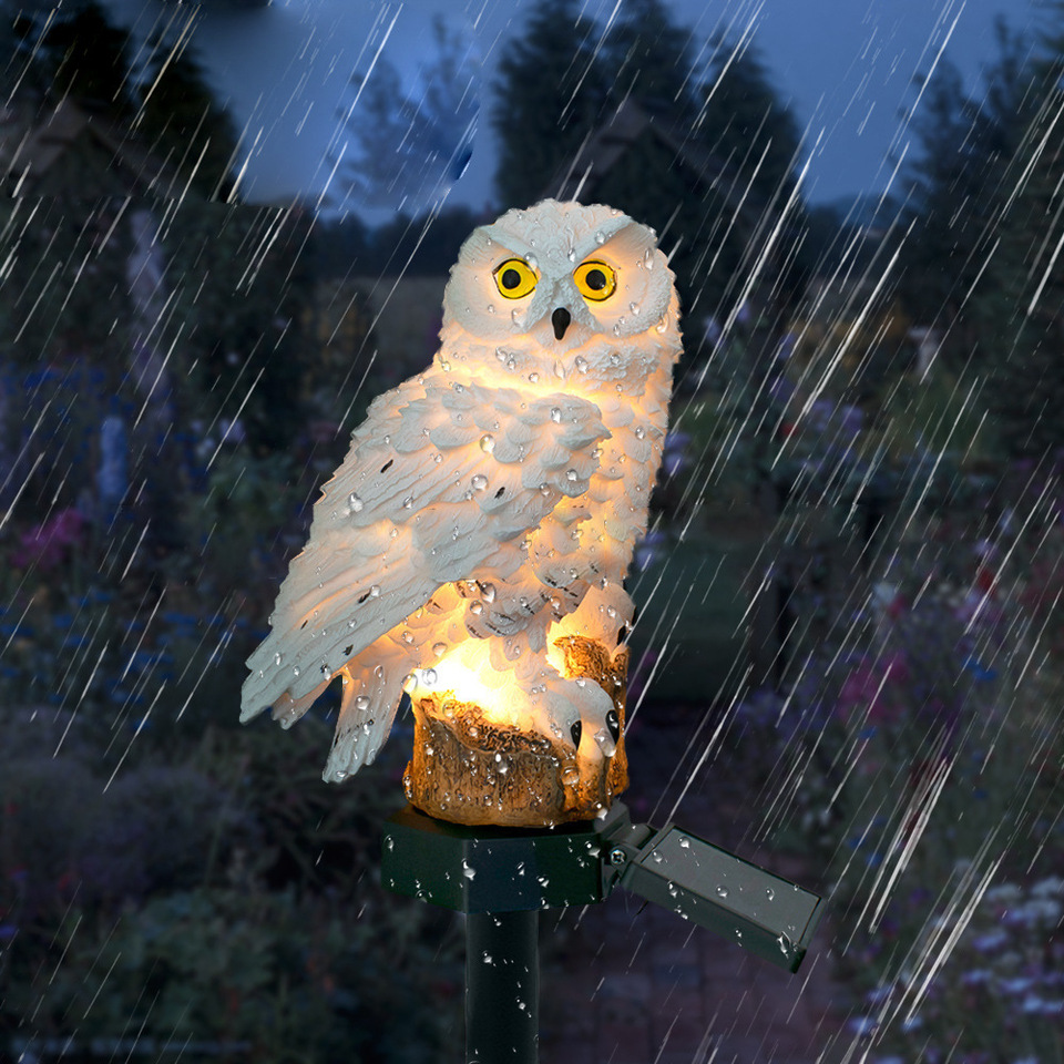 ไฟสวนรูปนกฮูกพลังงานแสงอาทิตย์ - Outdoor Lighting Manufacturers บทวิจารณ์และราคา