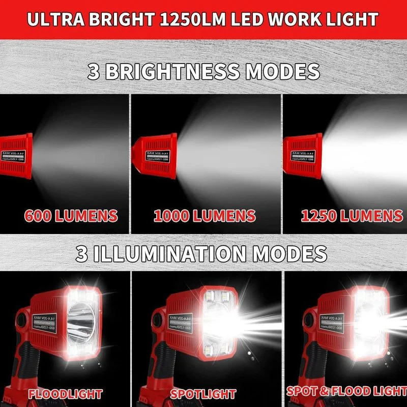 โคมไฟ LED แบบพกพาทํางานสําหรับ - Outdoor Lighting Milwaukee บทวิจารณ์และราคา