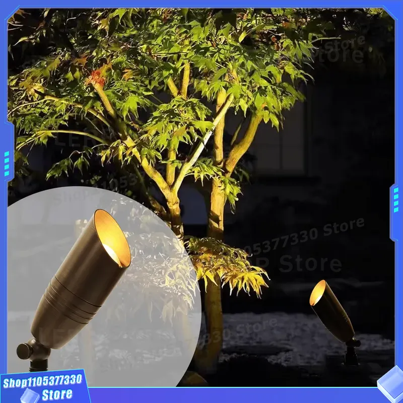 สปอตไลท์ LED แรงดันต่ำ MR16 27 - Outdoor Lighting Brass บทวิจารณ์และราคา