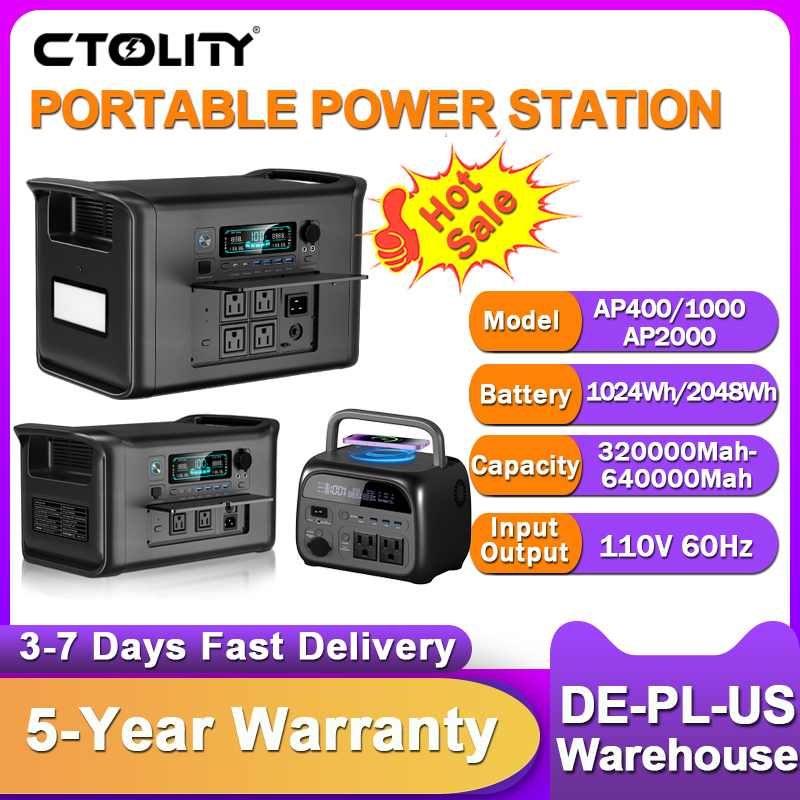 CTOLITY 2400W สถานีไฟฟ้าแบบพกพ - Xl Outdoor Lighting บทวิจารณ์และราคา