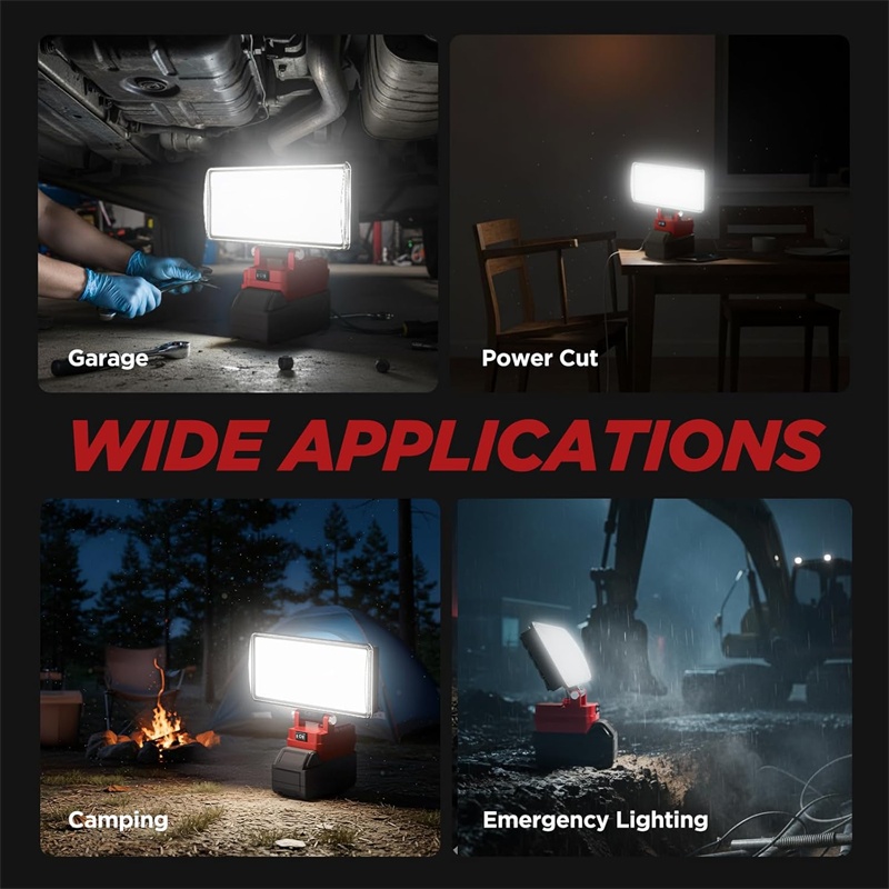 ไฟ LED แบบมือถือสำหรับแบตเตอรี - Outdoor Lighting Milwaukee บทวิจารณ์และราคา