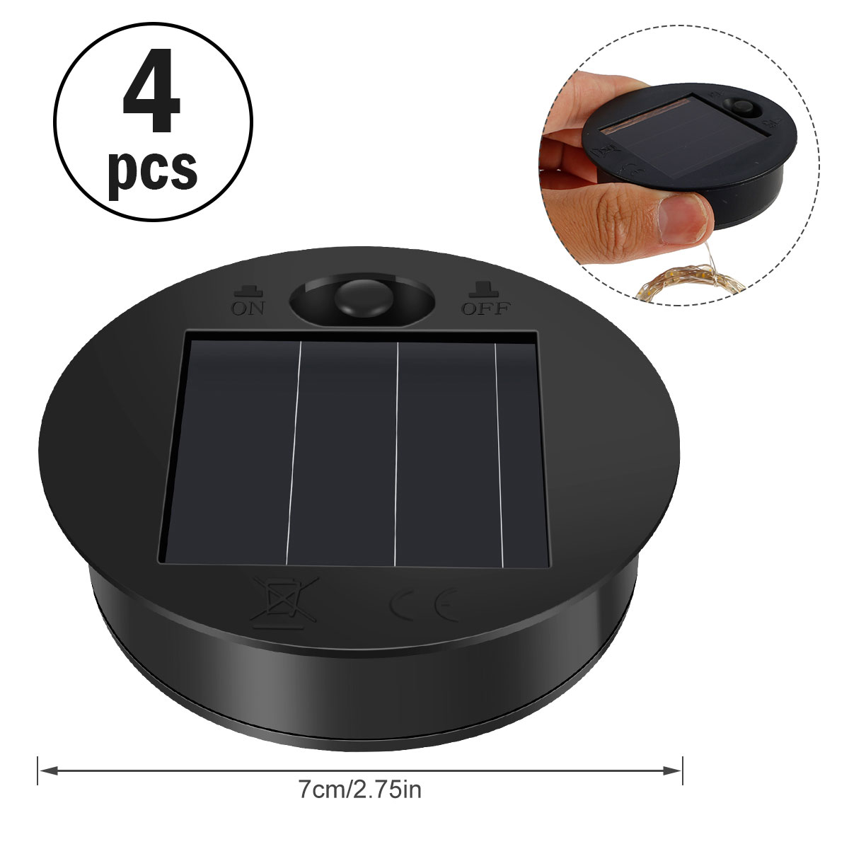 การเปลี่ยนไฟโคมไฟพลังงานแสงอาท - Post Cap Light บทวิจารณ์และราคา