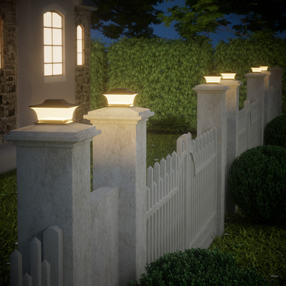 ไฟ LED ติดเสาโซลาร์เซลล์ ไฟรั้ - Post Cap Light บทวิจารณ์และราคา