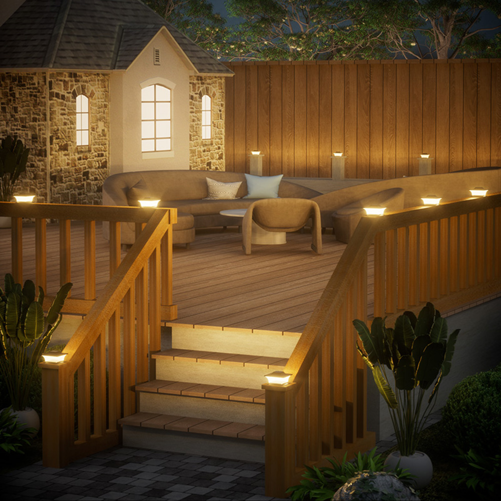 ไฟ LED ติดเสาโซลาร์เซลล์ ไฟรั้ - Post Cap Light บทวิจารณ์และราคา