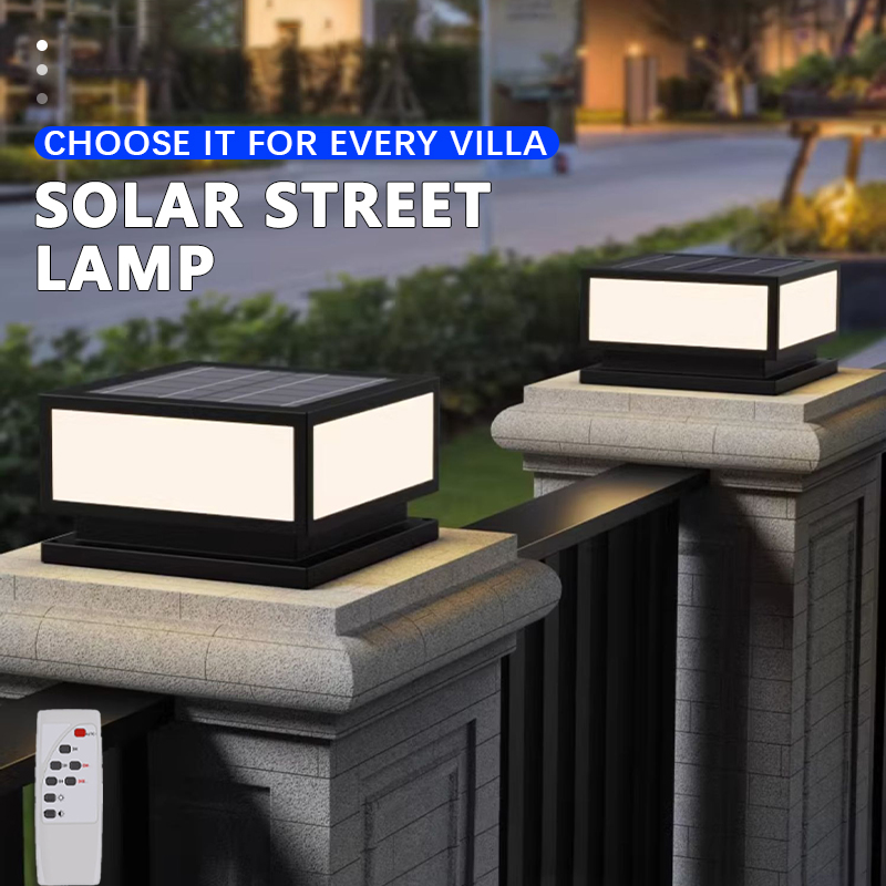 ไฟเสา LED พลังงานแสงอาทิตย์กลา - Post Cap Light บทวิจารณ์และราคา