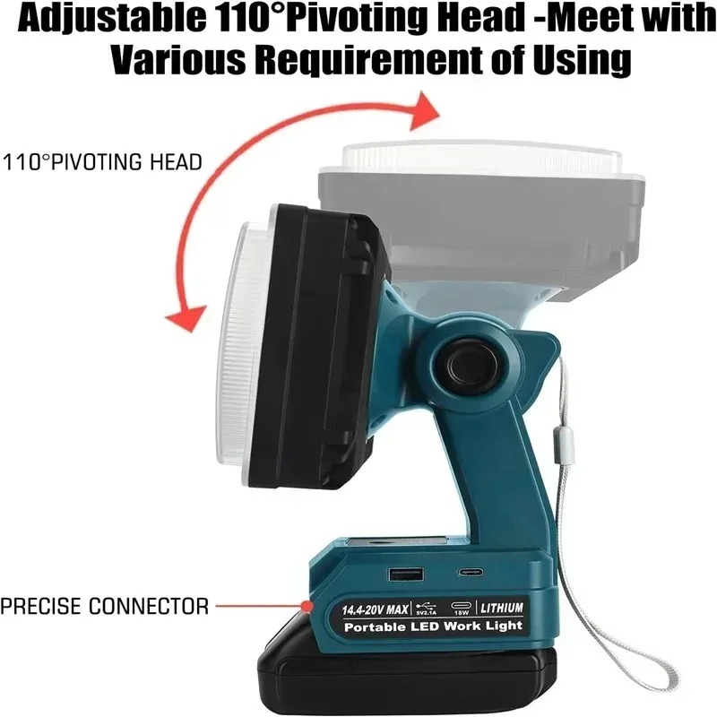 ไฟทำงานแบบพกพาสำหรับใช้งานกลาง - Outdoor Lighting Milwaukee บทวิจารณ์และราคา
