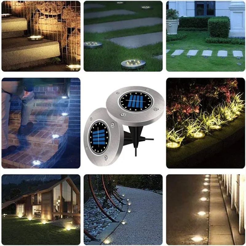ไฟโซลาร์เซลล์ LED 8/20 ดวง กัน - Outdoor Lighting Under Deck บทวิจารณ์และราคา