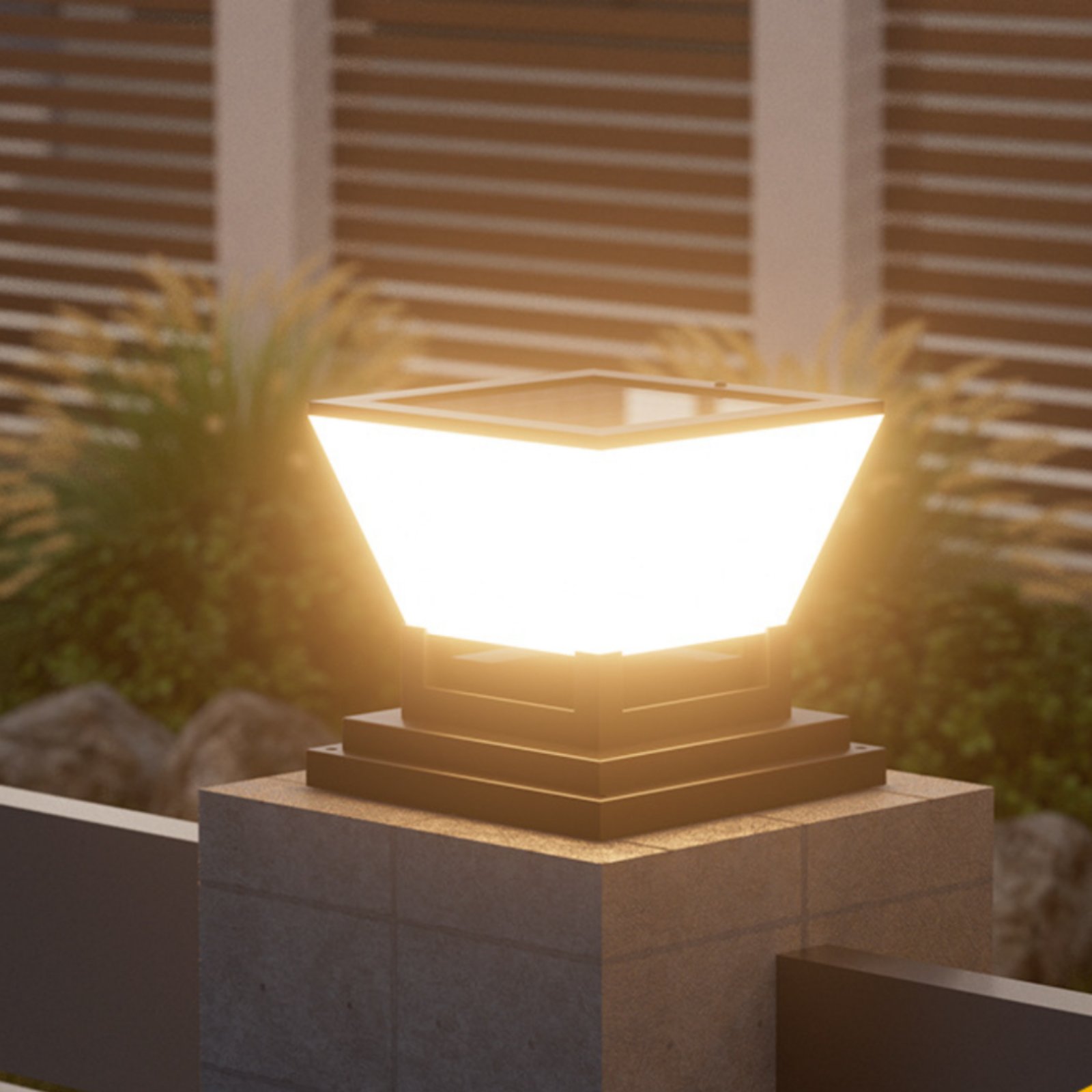 ไฟเสาโซลาร์เซลล์ ไฟรั้วโซลาร์เ - Post Cap Light บทวิจารณ์และราคา