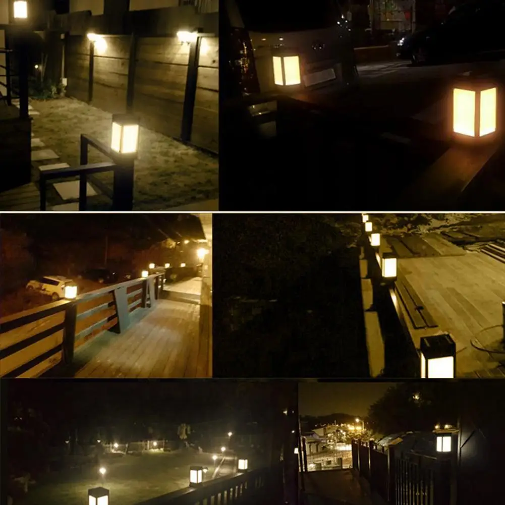 1-4ชิ้นหมวก LED เสารั้วไฟฟ้าไฟ - Post Cap Light บทวิจารณ์และราคา