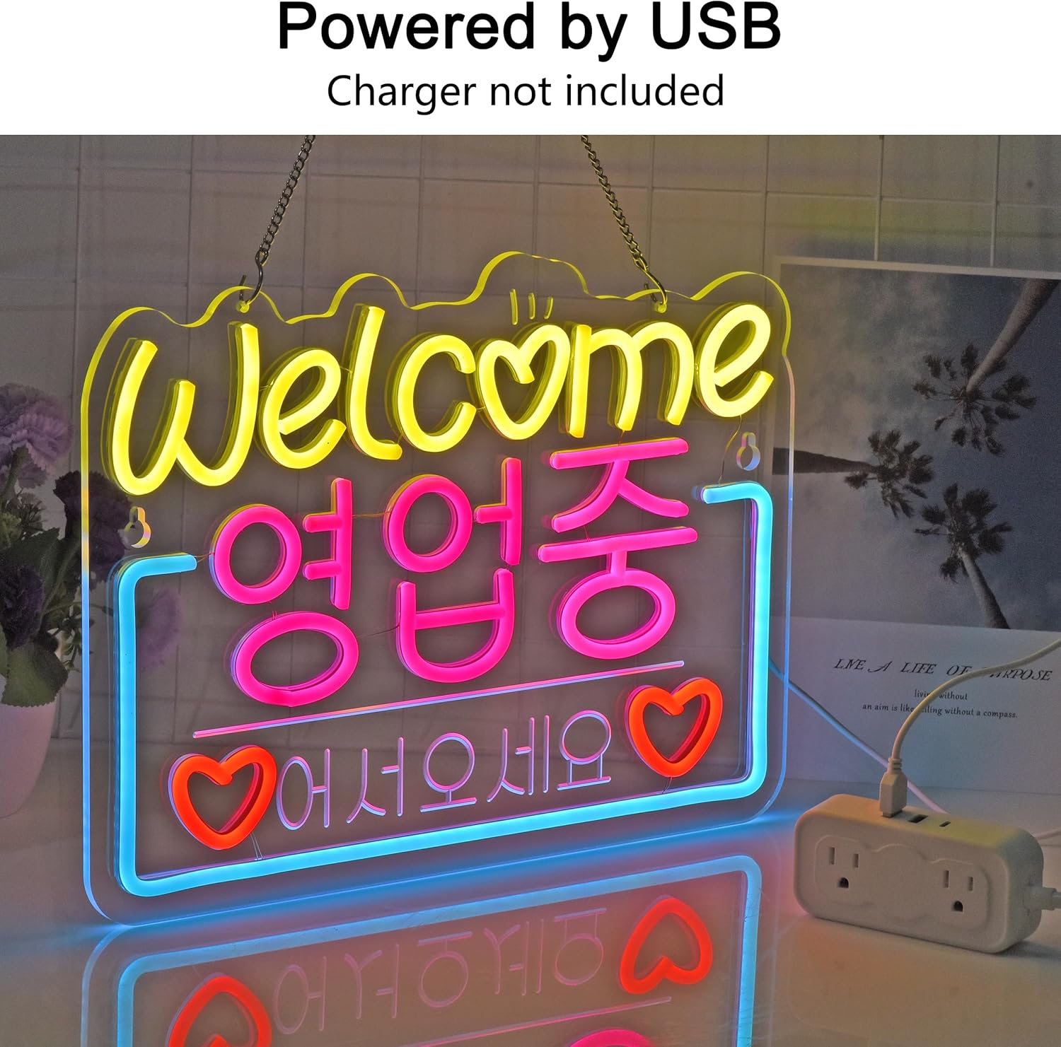 เกาหลียินดีต้อนรับขายป้ายนีออน - Outdoor Lighting On Sale บทวิจารณ์และราคา