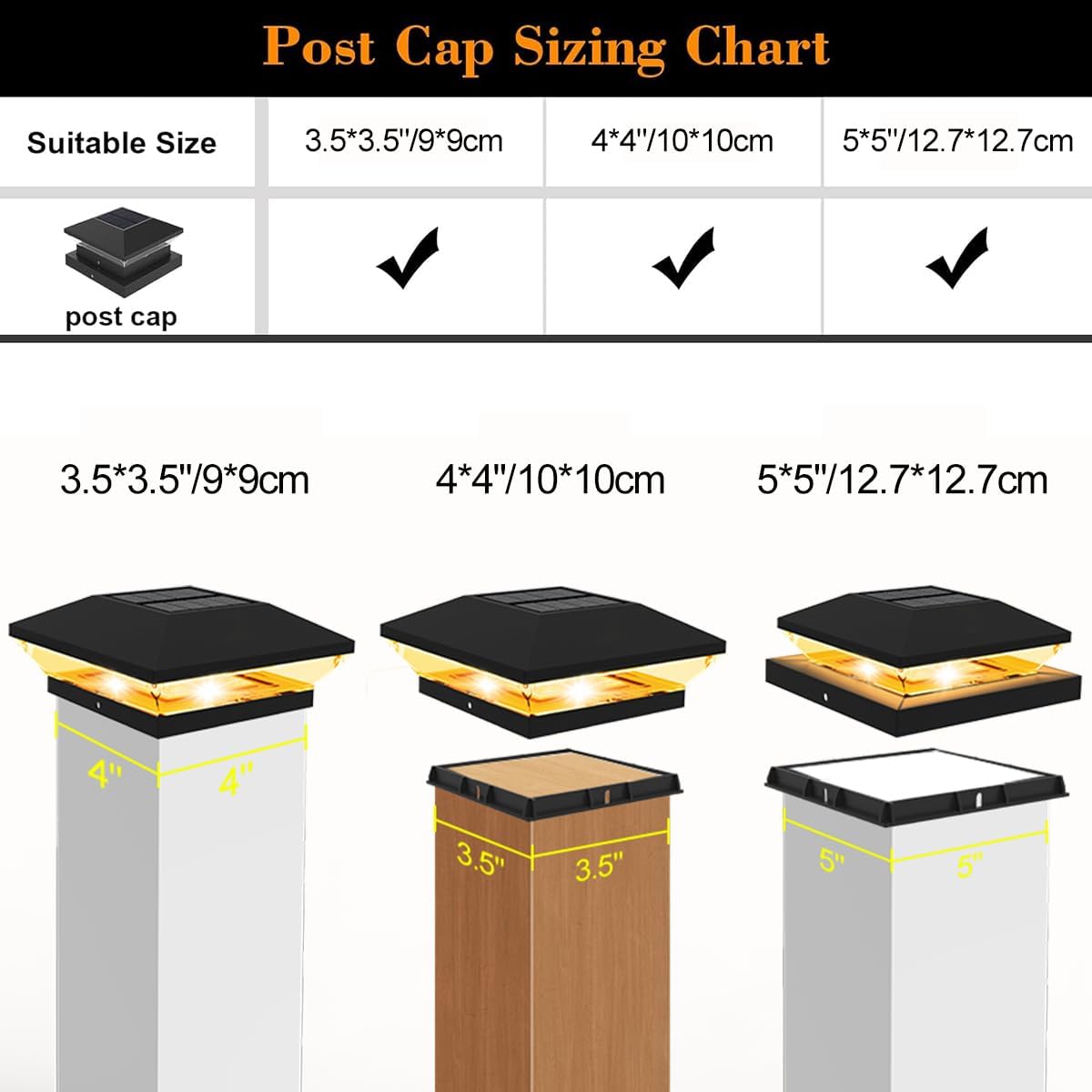ไฟเสาโซลาร์เซลล์แบบกันน้ำ IP65 - Post Cap Light บทวิจารณ์และราคา